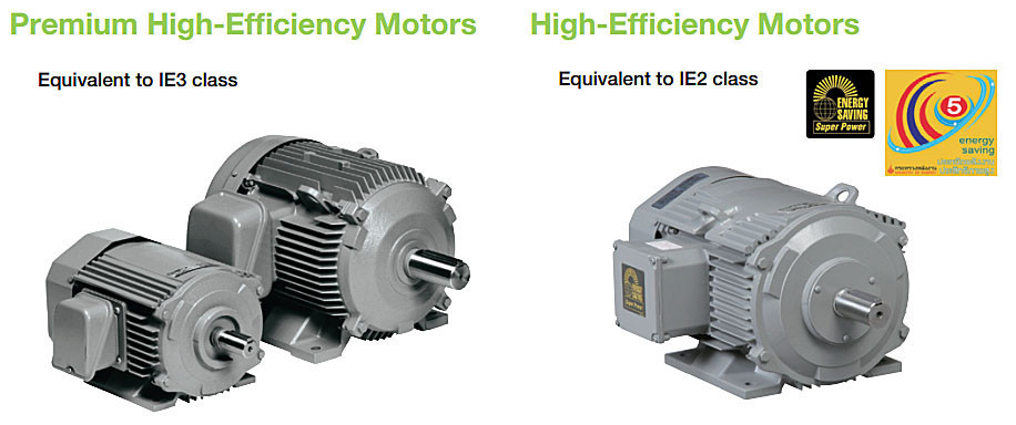 มอเตอร์ไฟฟ้าประสิทธิภาพสูง High-Efficiency Motor IE3 Class
